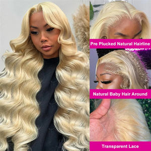 613 парик медового светлого цвета 13x4 13x6 HD прозрачные парики на фронтальной сетке для чернокожих женщин, парик из натуральных волос с фронтальной застежкой - Product Image 5