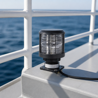 Feu de navigation arrière marin CXH4-3P, visibilité 2 NM, 135 °   Support de lampe B15d étanche IP56 12V/24V 25W pour bateaux et applications marines