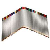 12/18/24/couleurs boîte en fer blanc emballage artistes crayon de couleur ensemble haut trempage bois crayons de couleur