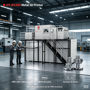 Imprimante 3D SLM en métal HY-M1500, haute vitesse, haute précision, automatique, nouvelle, industrielle, en acier inoxydable, système d'exploitation Windows, USB/Wifi - Product Image 1