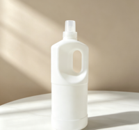 Bouteilles en plastique HDPE multi-tailles pour détergent et liquide de lavage, fourniture directe d'usine
