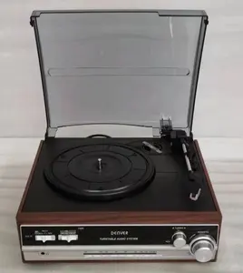 Grammofono custom toca della discoteca tocadiscos giradischi in vinile con la funzione radio FM