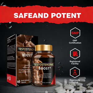 Suplemento de Vitalidad Masculina, Potenciador de Testosterona, Cápsulas para Mejorar el Rendimiento Masculino, Polvo de Testosterona Confiable, Cápsulas de Vitalidad Masculina - Product Image 5