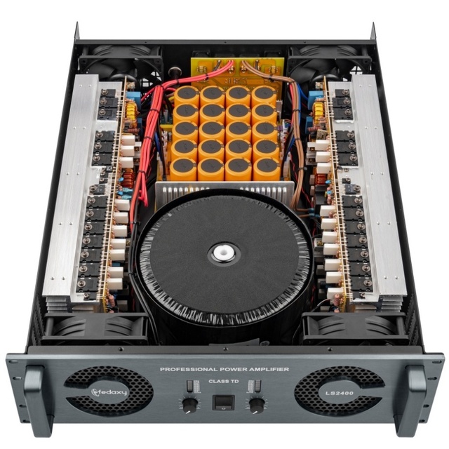 3U Class TD Power Amplifier Professional Audio Receivers & Amplifiers 2CH for Live Sound Touring Concert