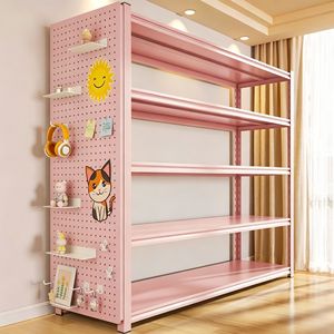 Estante de Almacenamiento Multiusos de Metal con Panel Perforado, 3 Niveles, Tipo Clip-On, para Juguetes de Niños, para Sala de Estar, Liga Premier Austriaca - Product Image 1