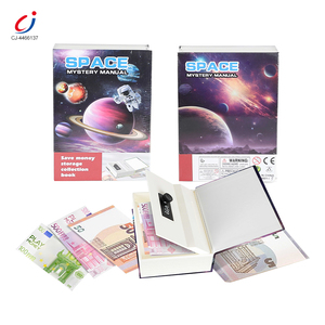 Chengji enseignement enfants économiser investir tirelire espace thème livre tirelire mot de passe Portable petit livre sûr pour les enfants - Product Image 1