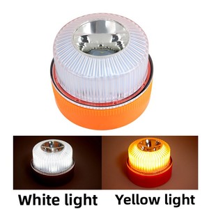 Feu <span class=keywords><strong>de</strong></span> signalisation d'urgence V16 Modèle B OLIVER – Lumière stroboscopique <span class=keywords><strong>LED</strong></span> blanche et jaune pour voiture, clignotante, <span class=keywords><strong>avec</strong></span> batterie intégrée puissante - Product Image 2