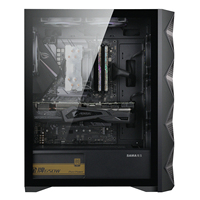 SAMA étui ordinateur de jeu pc avec filtre à poussière magnétique ordinateur de bureau étui de transport 360 refroidi à l'eau