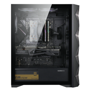SAMA étui ordinateur de jeu pc avec filtre à poussière magnétique ordinateur de bureau étui de transport 360 refroidi à l'eau - Product Image 5