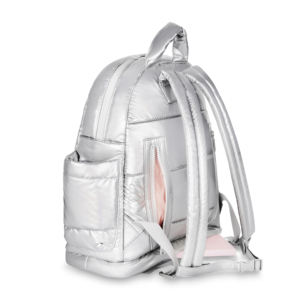 Airy <b>Backpack</b> Eco Soft Handle Iridescent Silver Large Capacity Luxury <b>Backpack</b> - Product Image 3