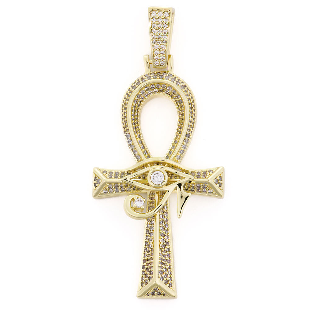 cross eye pendant