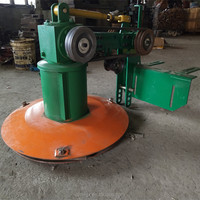 Tondeuse à disques rotative agricole pour tracteur, largeur de travail avant 90 cm, entraînement par courroie 18-30 CV, avec boîte de vitesses et roulement, pour luzerne