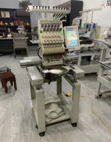 Machine à broder industrielle à tête unique 6/9/12/15 aiguilles Bon prix Brodeuse d'occasion
