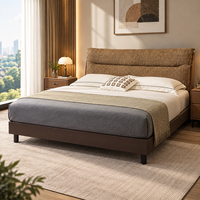 Ensembles de meubles de chambre à coucher modernes de luxe en bois massif de haute qualité pour appartements commerciaux et hôtels cinq étoiles