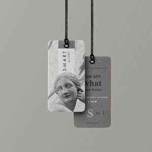 Wholesale Custom Foldover <strong>RFID</strong> Woven Hang Tags Personalised Label <strong>for</strong> <strong>Jewellery</strong> Garments Paper Ceramics Beanie Gifts Own Logo - Product Image 5