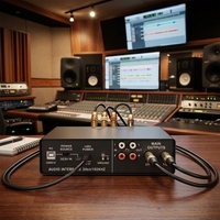 Interface audio USB portable Xtuga Q-24 24 bits 192 kHz 2 canaux Carte son en métal+ABS pour enregistrement en studio sur PC