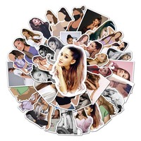 52 adet Fabrika Doğrudan Satış Yüksek Kaliteli Dekoratif Çıkartmalar Amerikan Yıldızı Ariana Grande Çıkartması