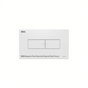 Placa de descarga magnética empotrada IDEA, cromada - Product Image 3