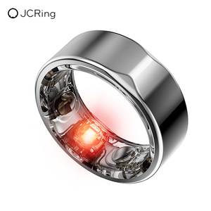 JCRing 2301B Sports Metal AI Smartring Evaluación de riesgos para la salud sanguínea Juego de anillos inteligentes para la salud del dedo Rastreador de salud para mujeres Pareja - Product Image 1
