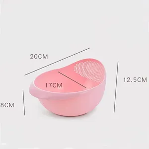 Colador de arroz de plástico, cesta coladora para lavar arroz, filtro, escurridor, utensilios de cocina, colador para frijoles, escurridor de frutas - Product Image 5