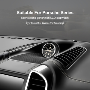 NaviHua รุ่นใหม่สำหรับ Porsche Panamera 2010 2016 นาฬิกาจับเวลา จอ LCD กลางแผงหน้าปัดรถยนต์ พร้อมเข็มทิศและมาตรวัดอัตโนมัติ - Product Image 5
