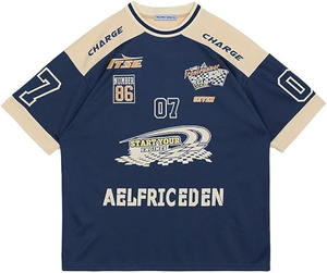 Tontons Custom Wholesale V-neck Streetwear Soccer Shirt Embroidery Mesh <b>Crop</b> Football Jersey - Product Image 3