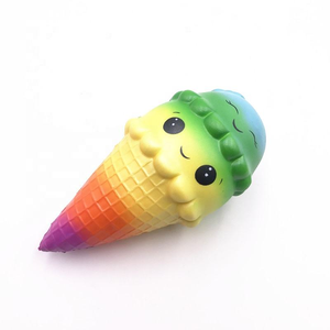 Nuevos juguetes de helado grande de doble cabeza de espuma de aumento lento Squishy Riding Hood Knead Stress Relief Squeeze para niños de 5 a 7 años QF - Product Image 5