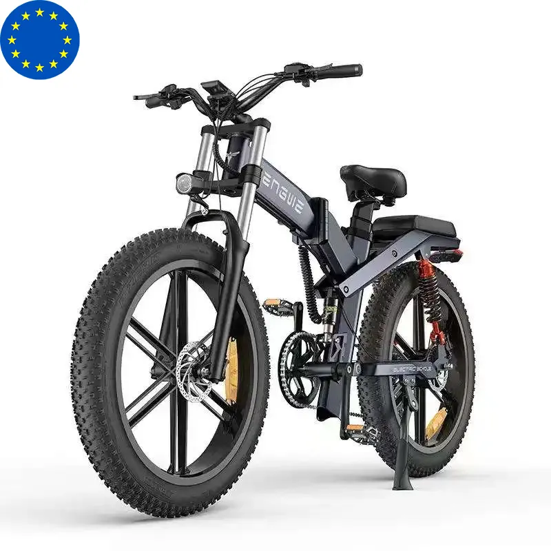 2024 новейший стиль, Электрический велосипед с толстыми шинами, 26-дюймовый, Engwe X26, дорожный, с отличным амортизацией, электрический велосипед, склад ЕС, электровелосипед