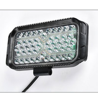Phare LED rectangulaire pour véhicule tout-terrain, camion, remorque, quad, éclairage auxiliaire de conduite
