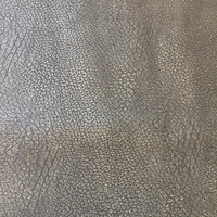 Tissu d'habillement élastique imperméable imprimé lavé, simili cuir PU pour robes et vêtements
