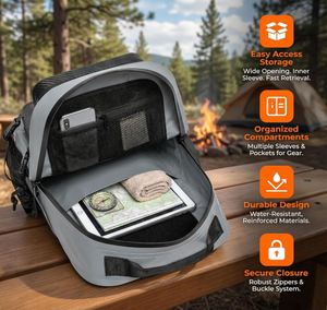 Dry Bag Waterproof Backpack 30L Tactical Backpack for Paddle Boarding <b>Fishing</b> Travel Camping Beach <b>Floating</b> Dry Bag for Men - Product Image 4