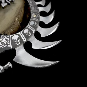 มีดแคมป์ปิ้งกลางแจ้ง LONGQUAN Dragon Claw คุณภาพสูง ผลิตจากเหล็กกล้าไร้สนิม แบบตรง ไม่คม  ขนาด 20 ซม. หนา 3 มม. สำหรับงาน DIY และอุตสาหกรรม - Product Image 5