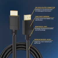 Câble HDMI 2.2 16K 60Hz 96 Gbps FRL série Ultra96, tressé en nylon, ultra haute vitesse, pour jeux, home cinéma, OEM