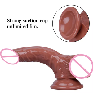 Beliebte Dildovibrator Maschine Silikon Teleskop riesige Stoßende Dildos für Damen - Product Image 6