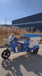 Camión de Limpieza Eléctrico de Tres Ruedas, Recolector de Basura de 500L con Capacidad de Carga de 100-200kg, Alcance de 50-70km para Proyectos de Saneamiento Urbano - Product Image 4