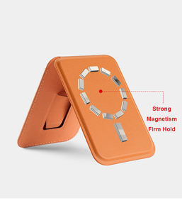 Tarjetero Ultrafino de Cuero PU para Teléfono, con Imanes Fuertes, Compatible con Magsafe - Product Image 1