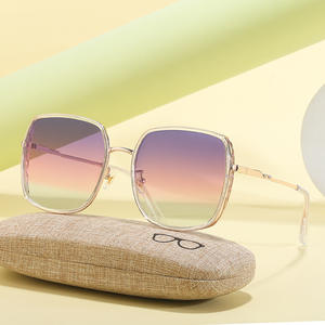 Gafas de Sol Personalizadas de Nylon TR90 para Mujer, Montura Grande a la Moda, UV400, Ligeras, Estilo Instagram - Product Image 3