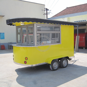 OEM Commercial Food Truck <b>Coffee</b> Kiosk Cart Vans Fast Food Serving Mobile Street Bbq Food Trailer - Product Image 5