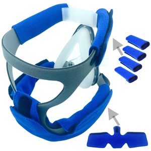 4 Housses <span class=keywords><strong>de</strong></span> sangle pour <span class=keywords><strong>CPAP</strong></span> + 1 Coussin <span class=keywords><strong>de</strong></span> confort pour le cou bleu <span class=keywords><strong>de</strong></span> qualité médicale, Housses <span class=keywords><strong>de</strong></span> <span class=keywords><strong>masque</strong></span> <span class=keywords><strong>CPAP</strong></span>, Réduisent la pression du casque, Prolongent la sangle - Product Image 1