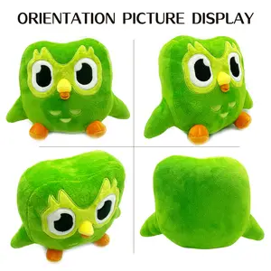 Hot Sale Lovely Green Owl Doll Plushie Cartoon Stuffed Toy Animal Soft Throw Pillow Children Gifts For Kids Fans