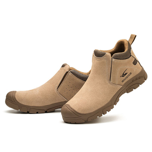 Chaussures de sécurité en cuir pour hommes, gris foncé, 6KV, isolation électrique, Composite, bottes de travail industrielles pour hommes - Product Image 3