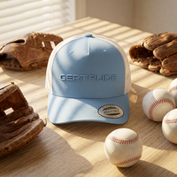 Casquettes de camionneur imperméables à 5 panneaux en sergé et maille, avec logo brodé personnalisé, impression à carreaux personnalisée, casquettes snapback d'extérieur