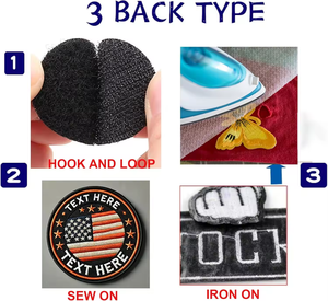 Wholesale Design Letter Logo Fabric Patches Badge Iron On Outdoor Style Custom Embroidery Patch For Hat - Product Image 5