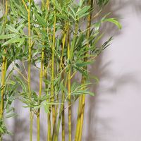 Vente en gros bonsaï en plastique décoration intérieure faux bambous feuilles plante à vendre bambou artificiel