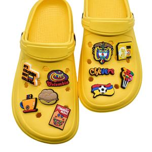 2025 nuevas decoraciones de zapatos de primera calidad de goma suave personalizada PVC zuecos mexicanos encantos accesorios comida bebida zapato encantos - Product Image 2