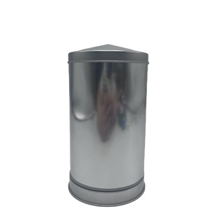 Boîte d'emballage cadeau ronde en métal personnalisée d'usine OEM Boîte à musique carrousel pour biscuits - Product Image 2