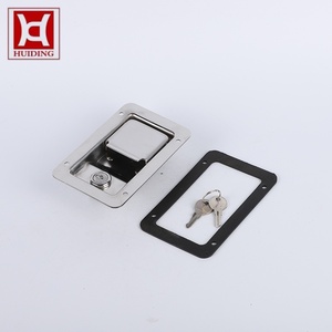 Stainless Steel Recessed Paddle Latch Heavy Duty Flush Mount Paddle Handle Lock for Truck Tool Box Trailer RV Caravan 140*90mm - Product Image 5