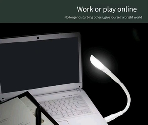 Lampe de lecture avec interrupteur tactile à gradation USB 14 LED <span class=keywords><strong>pour</strong></span> chambre à coucher, petit bras flexible, compatible avec ordinateur de bureau MAC, marche/arrêt - Product Image 6