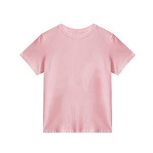 Camiseta corta blanca para mujer, corte ajustado, cuello redondo, manga corta, estilo casual de verano, básica, color liso, elástica. - Product Image 2