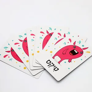 Customized Card with Box Printing Services for kids learning English and playing on demands